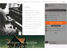 Tablet Screenshot of craigyoungmusic.com